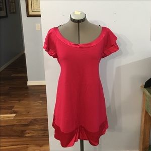 Bebe Silk Trim Dress